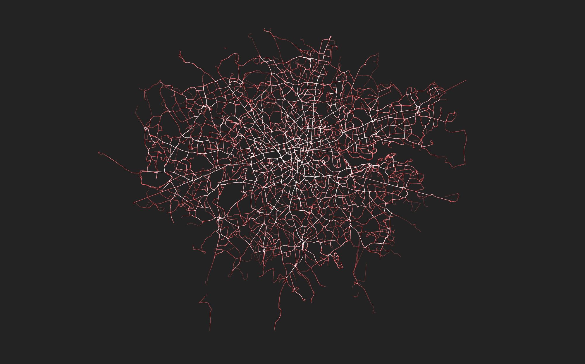 Mapping every bus in London over a period of 15 minutes